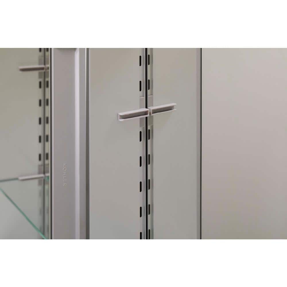 Embark Premium XL 20" x 26" Frameless Aluminum Medicine Cabinet with Mirror