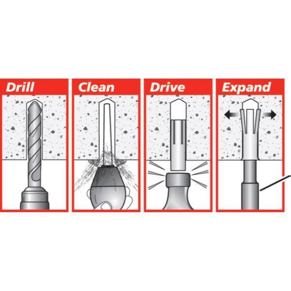 Drop In Anchor Zinc With Setting Tool 3/4-10 weight4.8Lbs Box of 10 Drop In Anchor Zinc With Setting Tool 3/4-10 weight4.8Lbs Box of 10