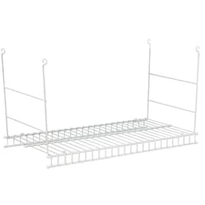 ClosetMaid ShelfTrack 11.25 in. D x 36 in. W x 4 in. H 5-Pair Ventilated  Wire Shoe Shelf Steel Closet System 2846 - The Home Depot