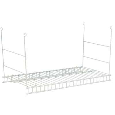 Ventilated Shelf Wall Mounted Shelves, Home Depot Wall Mounted Wire Shelving