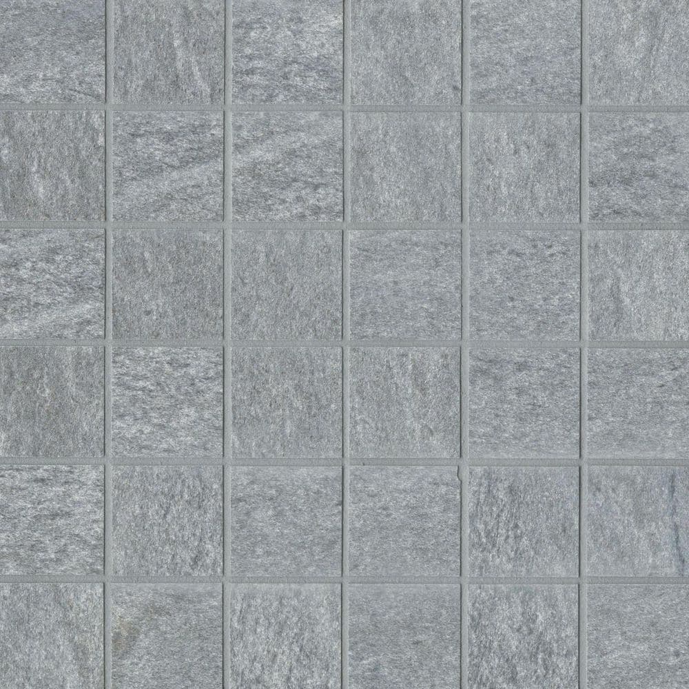 Urban 2.0 12 in. x 12 in. Honed Lava Grey Porcelain Mosaic Tile (4.9 sq. ft./Carton) price history on PriceWatchPro