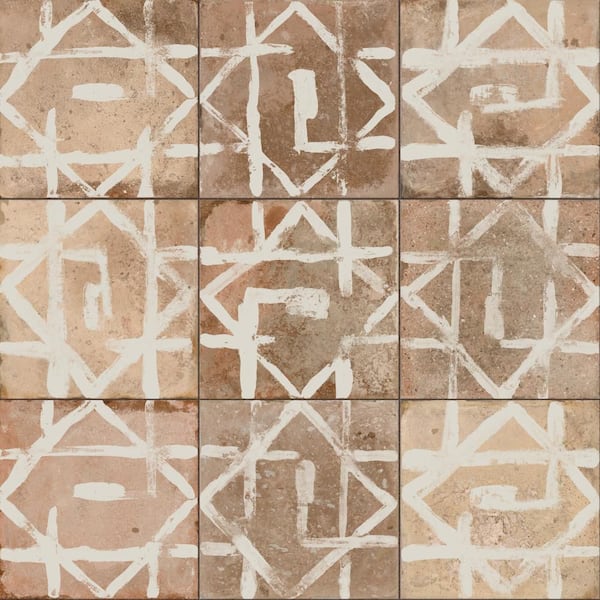 Merola Tile Kings Alora Decor 17-5/8 in. x 17-5/8 in. Ceramic Floor and Wall Tile (10.95 sq. ft./Case)