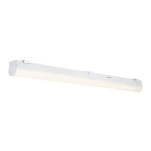 45-Watt 4 ft. Equivalent Integrated LED Linear Strip Light, with Selectable CCT/Wattage/Lumen and 0-10-Volt Dimming