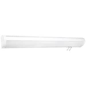 36 in. White Linear Bed Light Integrated LED Selectable Wattage Selectable CCT