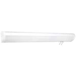 48 in. White Linear Bed Light Integrated LED Selectable Wattage Selectable CCT