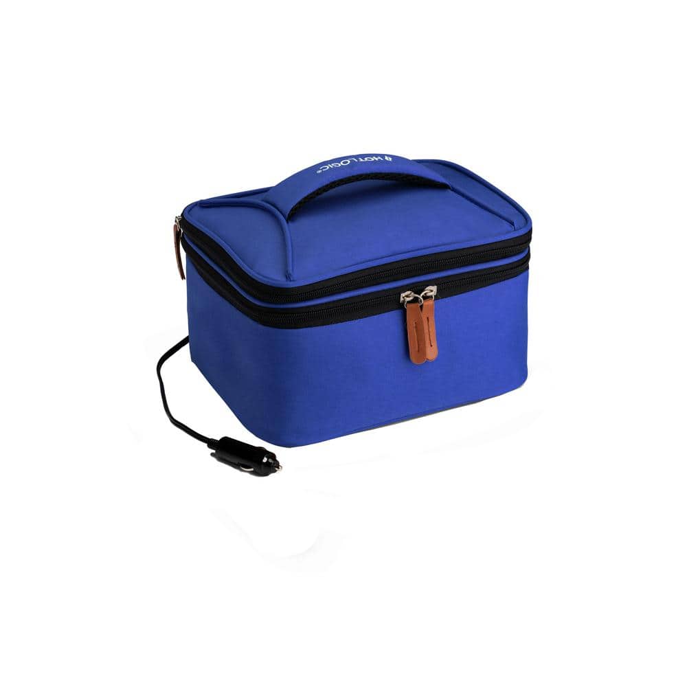 HOTLOGIC Blue Food Warming Lunch Bag Plus 12 Volt 16801174-BL - The Home  Depot