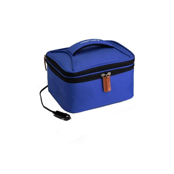 HOTLOGIC Blue Food Warming Lunch Bag Plus 12 Volt