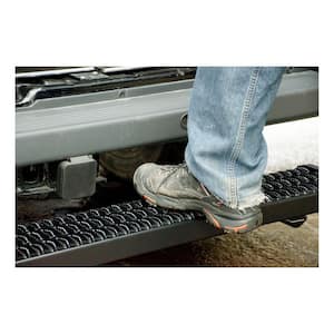 Grip Step 54-Inch Black Aluminum Cargo Van Rear Step, Select Chevrolet Express, GMC Savana 1500, 2500, 3500