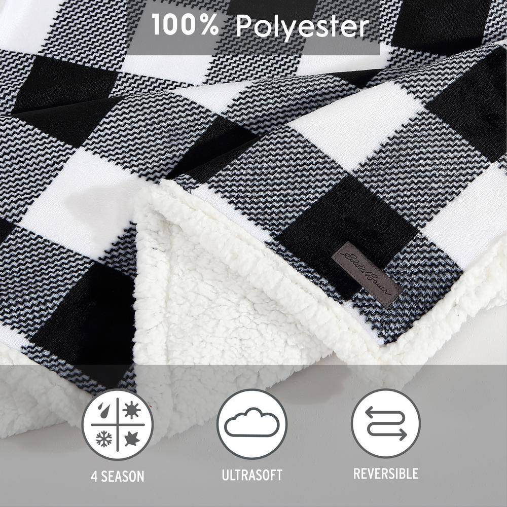 Cozy King-Size Reversible Sherpa Fleece Blanket