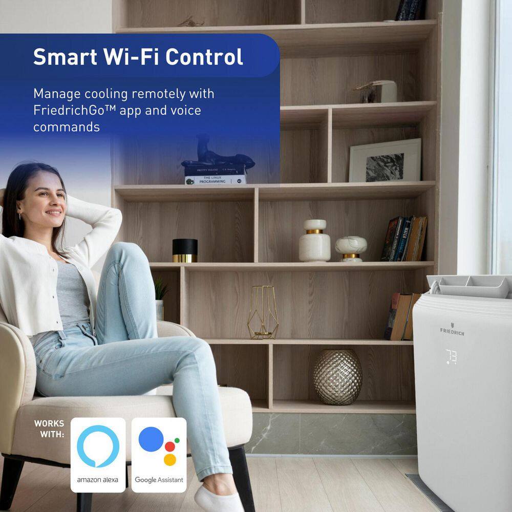 Friedrich 13000 BTU White Portable Air Conditioner with WiFi Control