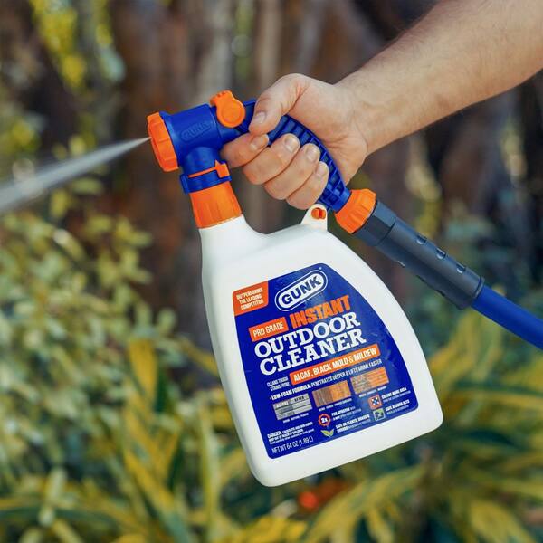 GUNK 64 oz. Ready-To-Spray Instant Outdoor Cleaner IOC-64 - The