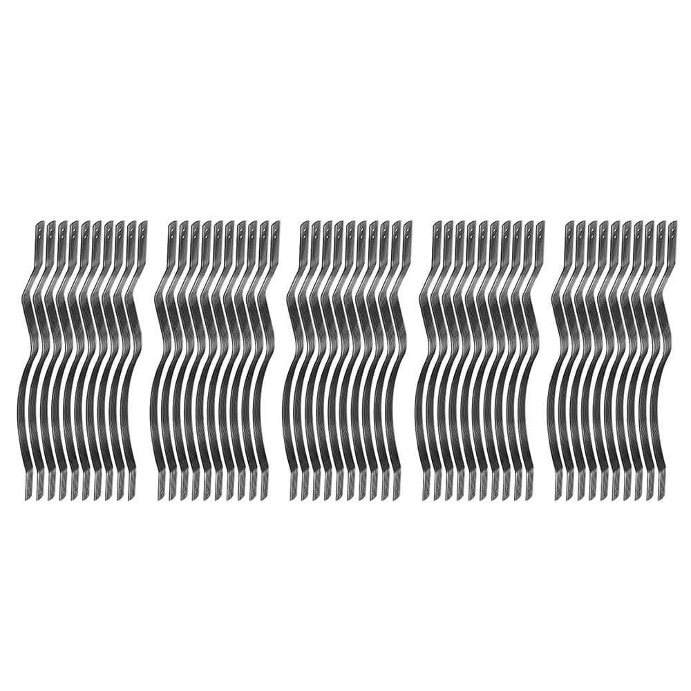 Afoxsos 50-Pack 32 x 1 Aluminum Wavy Deck Railing Metal Spindles with ...