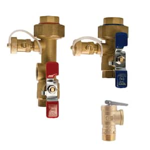 3/4 in. Lead Free Copper Tankless Water Heater Valve Installation Kit