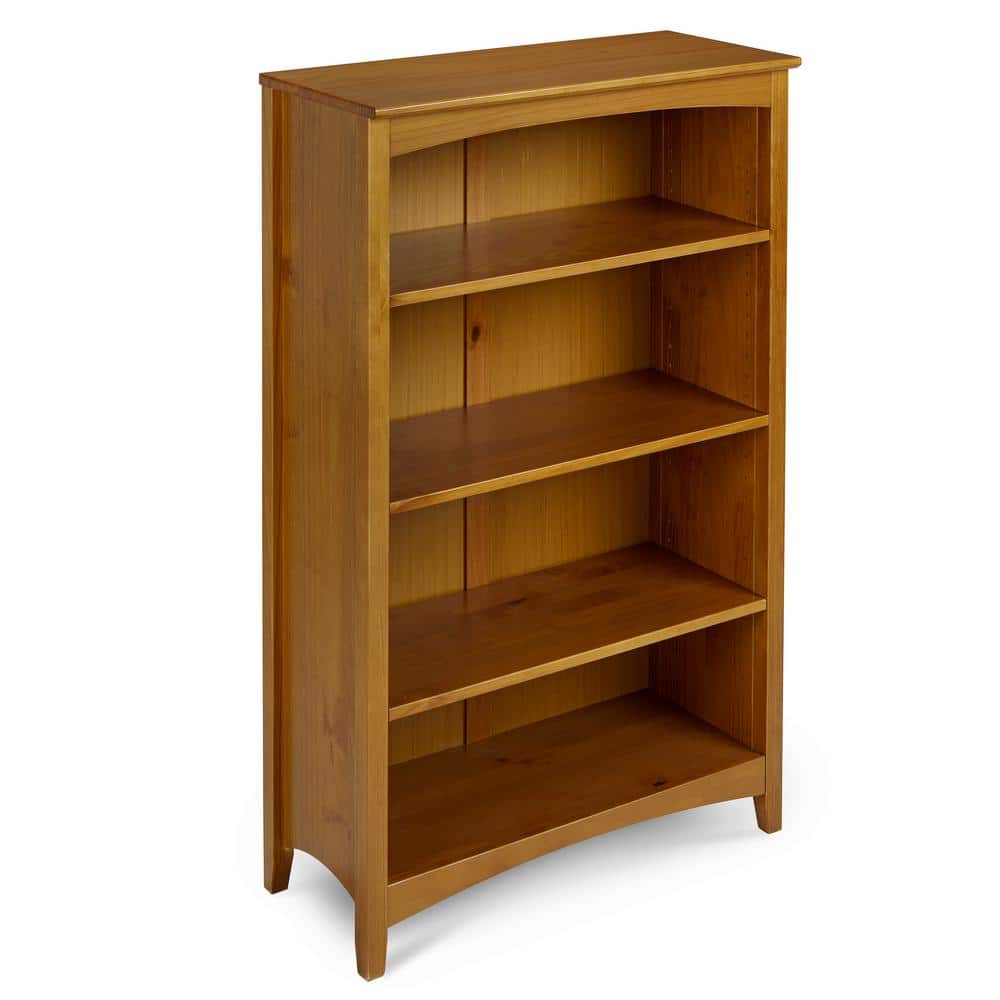 Cherry 48" Adjustable Solid Wood Shaker Bookcase