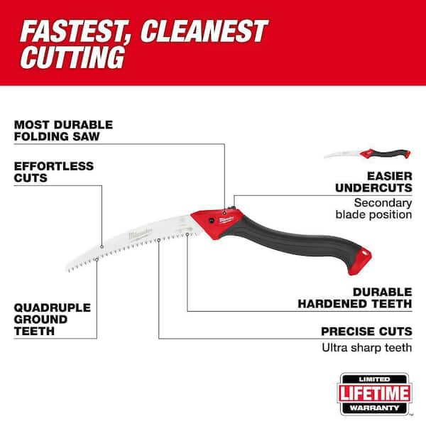 10 in. High Carbon Steel Blade Pruning Saw with Secondary Blade Position