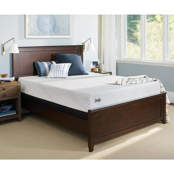 Sealy Conform Essentials 10 in. King Firm Mattress with 5 in. Low Profile Foundation