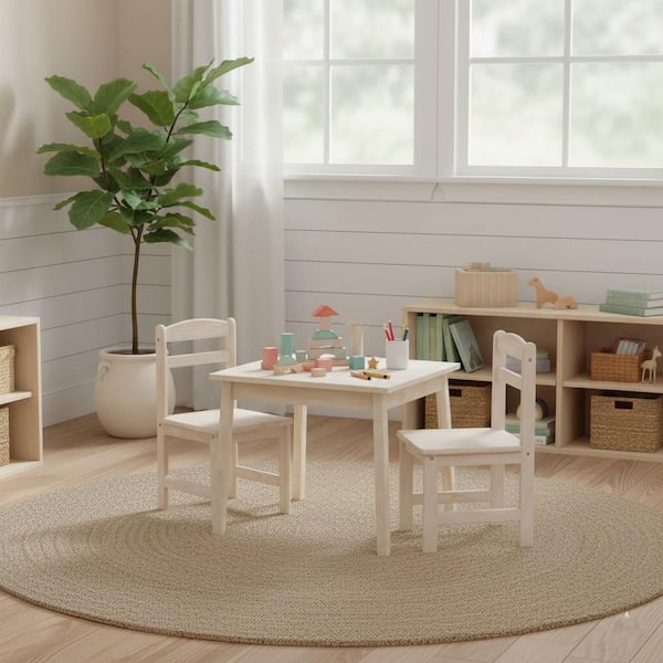 kids   table (子供テブル) International Concepts Unfinished Kid's Table JT-2026 - The Home Depot