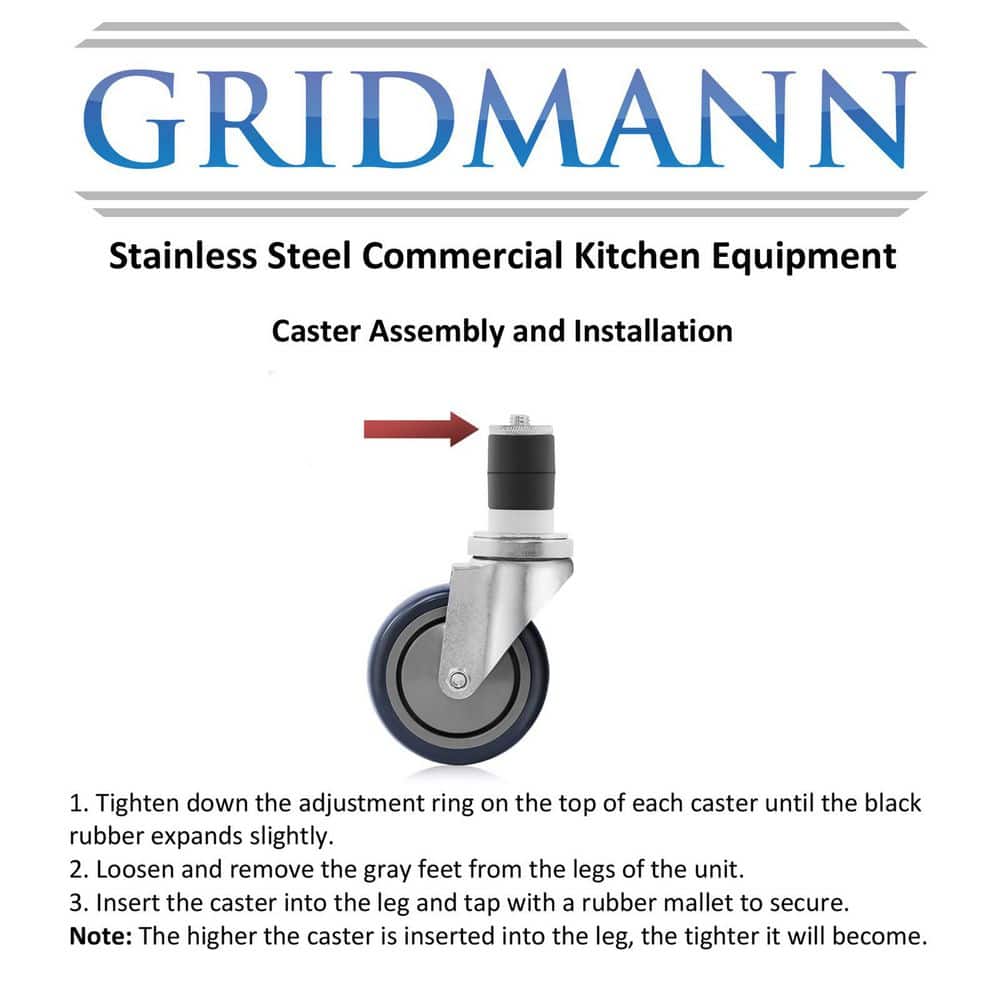 Silver 4-Inch Thermoplastic Caster Wheel Set with Brakes