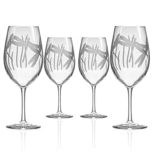Dragonfly 18 fl.oz All Purpose Wine Glasses (Set of 4)