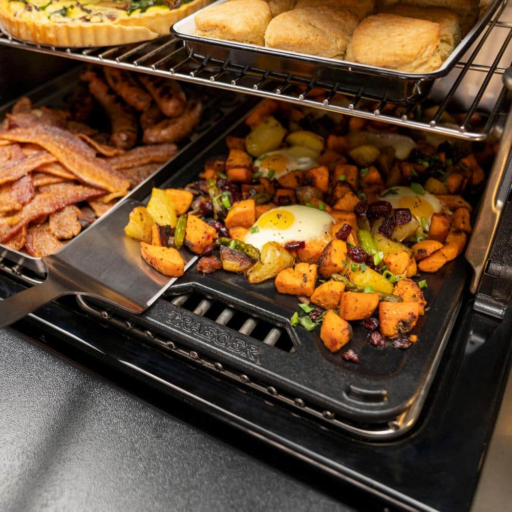 ModiFIRE Black Cast Iron Reversible Griddle Accessory
