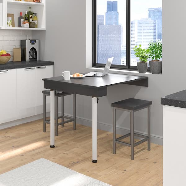 28 in. (711 mm) Aluminum Metal Folding Table Leg with Leveling Glide