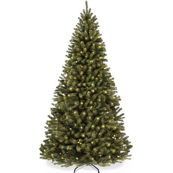 6 ft. Pre-Lit Incandescent Spruce Artificial Christmas Tree with 250 Warm White Lights
