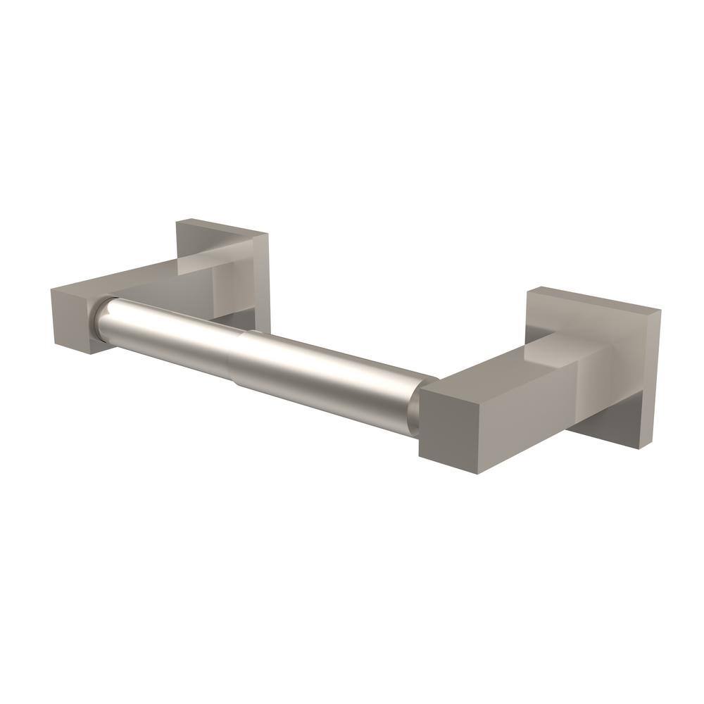 Montero Collection Contemporary Double Post Toilet Paper Holder in Satin Ni
