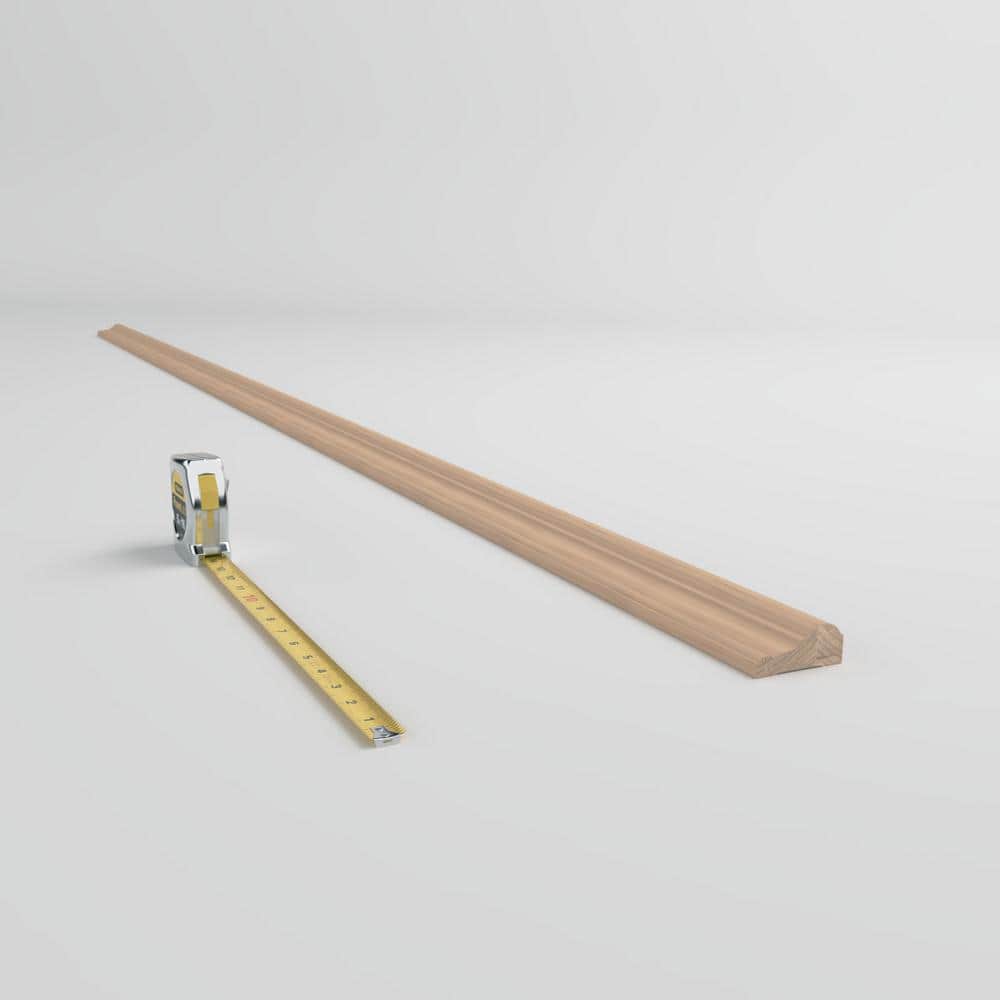 Natural Alder Wood Chair Rail Molding 96"