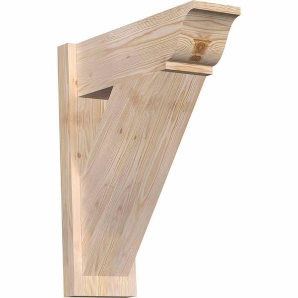 Ekena Millwork 8 in. x 26 in. x 22 in. Douglas Fir Traditional Smooth Outlooker