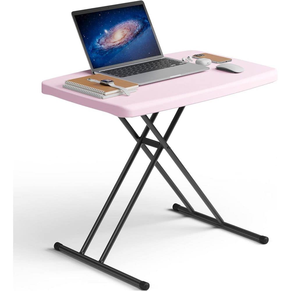 Yardgrace Folding Table 4 ft. Heavy Duty Fold in Half Plastic