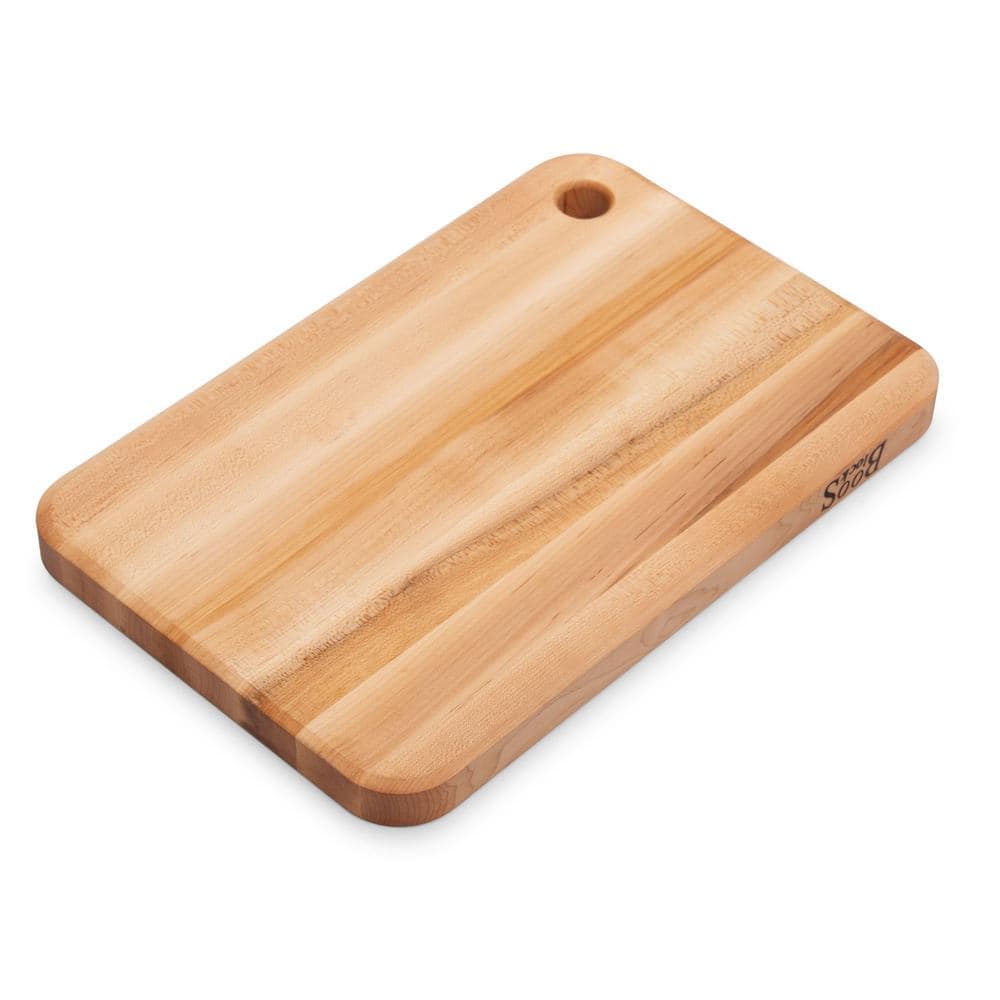 Maple Wood Reversible Cutting Board with Juice Groove