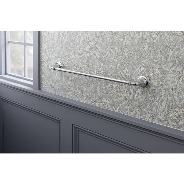 KOHLER Bellera 24 in. Wall Mounted Single Towel Bar in Oil Rubbed Bronze