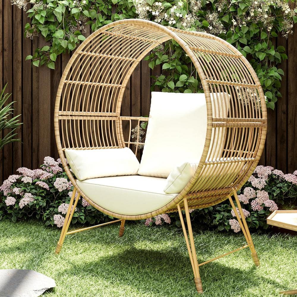 Outdoor wicker egg chair sale