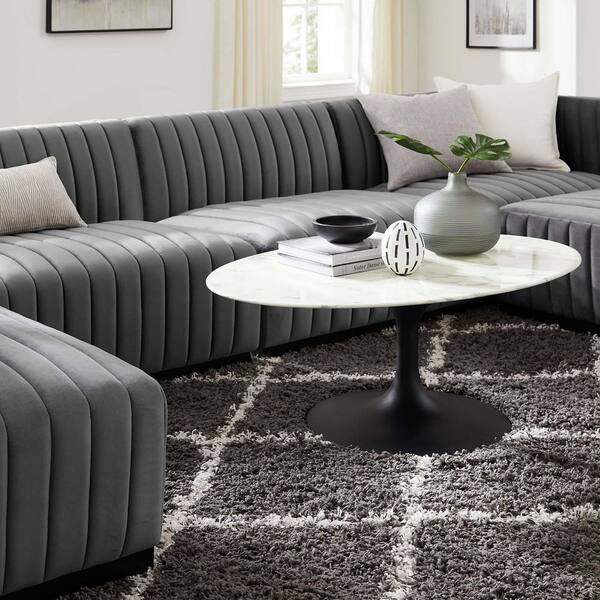 Gray deals symmetrical sectional