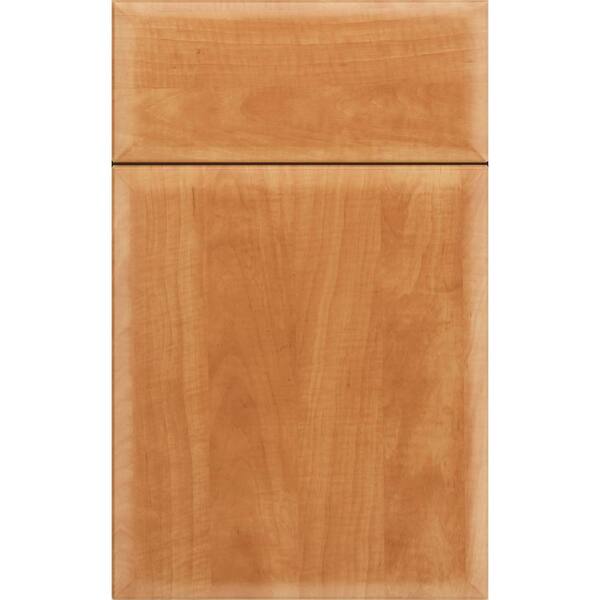 InnerMost 14x12 in. Morado Cabinet Door Sample in Thermofoil Golden Applewood