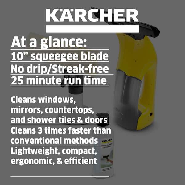 Have a question about Karcher WV 1 Plus Window Vacuum Squeegee - Also  Perfect for Showers, Mirrors, Glass, & Countertops - 10 in. Squeegee Blade?  - Pg 1 - The Home Depot