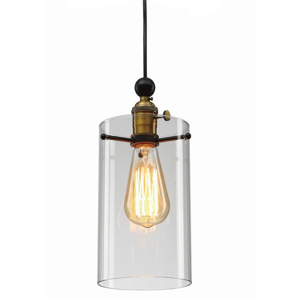 allira glass pendant light