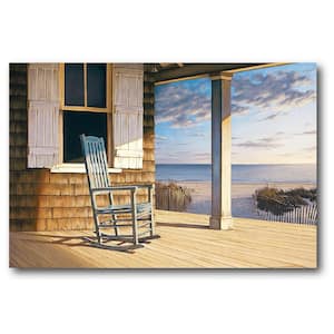 Old Rocker Gallery-Wrapped Canvas Wall Art 26 in. x 18 in.