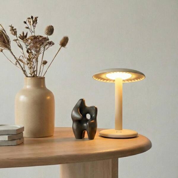 Brightech Zeno 7.2 in Ivory Cream Industrial Dimmable & Color