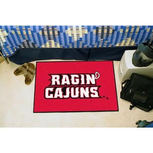 NCAA Louisiana-Lafayette Red 2 ft. x 3 ft. Area Rug