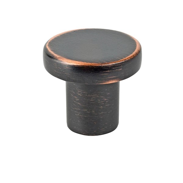 Italian Designs Collection 1 in. Venetian Bronze Round Cabinet Knob