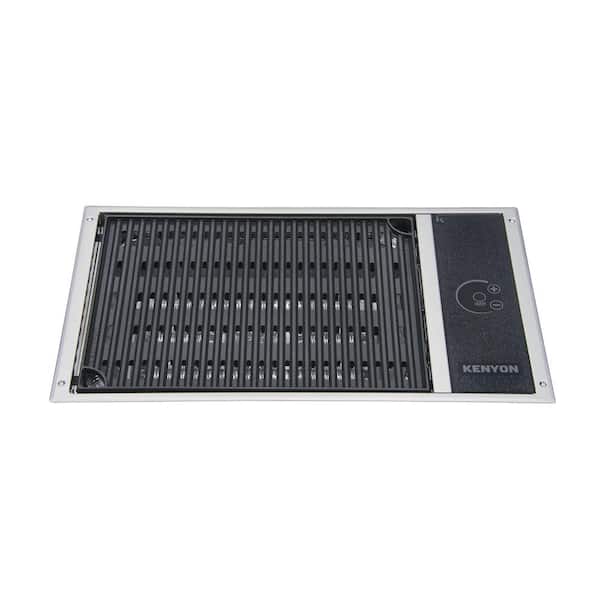 Unbranded No Lid 240-Volt Series Built-In Electric Grill in Stainless Steel