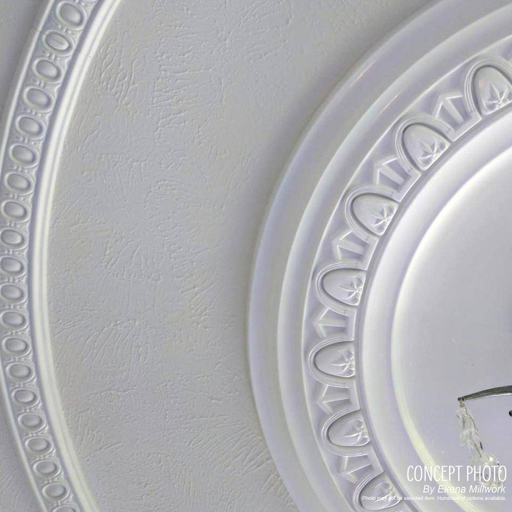 Kinsley Brass Flowing Leaf Ceiling Medallion, 30.38" x 20.75"