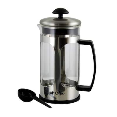 Daily Brew 4-Cups Stainless Steel Coffee Press