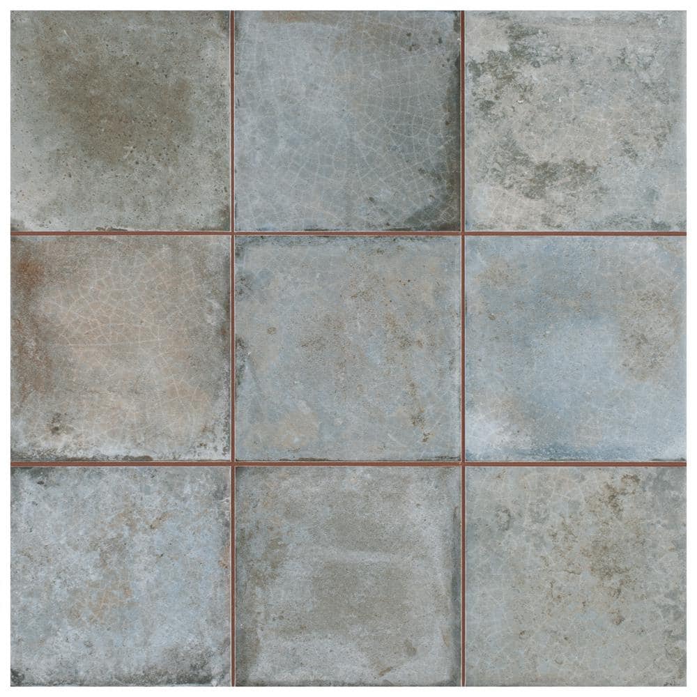 Kings Etna Sage 9 in. x 9 in. Ceramic Floor and Wall Take Home Tile Sample price history on PriceWatchPro