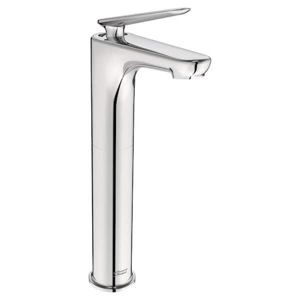 American Standard Studio S Single Handle Vessel Sink Faucet with Drain Kit Included in Polished Chrome