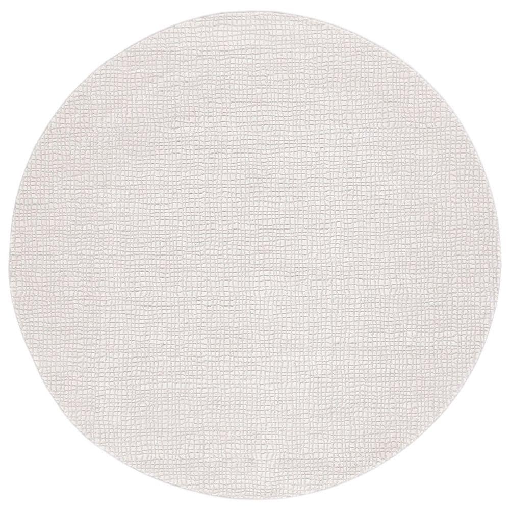 Continental 7 ft. x 7 ft. Ivory/Gray Gradient Striped Round Area Rug price history on PriceWatchPro