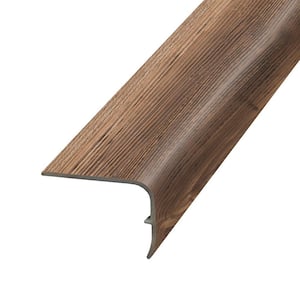 Meadow 1.32 in. Thick x 1.88 in. Wide x 78.7 in. Length Vinyl Stair Nose Molding