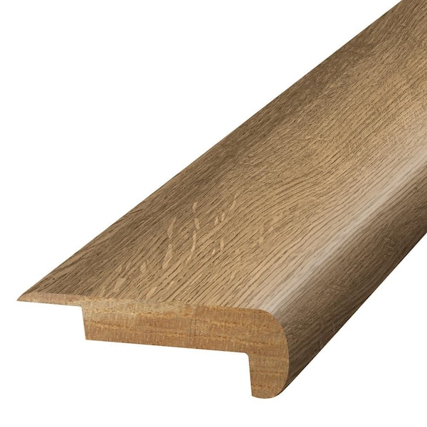 PERFORMANCE ACCESSORIES Coconut Shell  0.75 in. T x 2.37 in. W x 78.7 in. L Textured Wood Look Laminate Moulding/Trim Stair Nose Molding