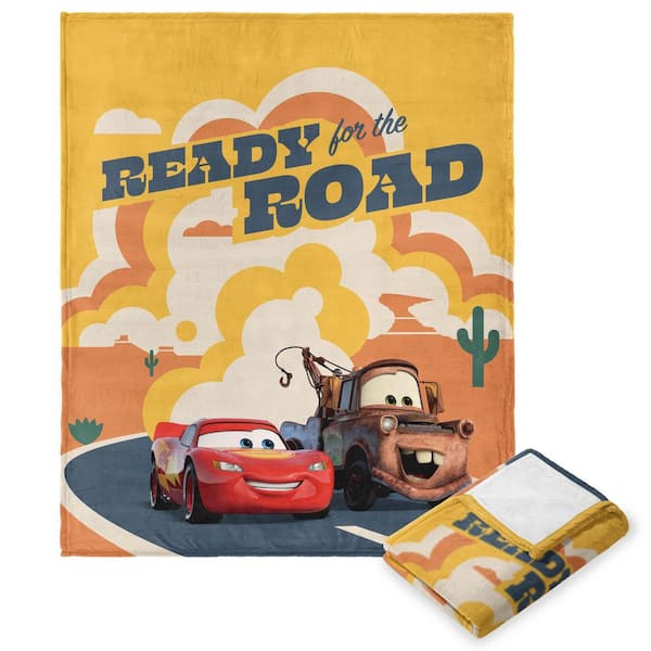 THE NORTHWEST GROUP Cars Road Ready Silk Touch Multi-color Throw